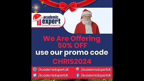 Christmas Offer from AcademicExpert.UK