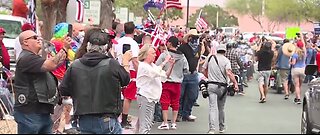 Protest on re-opening Nevada