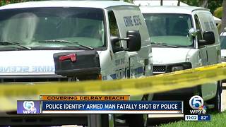 Police fatally shoot armed man in Delray Beach