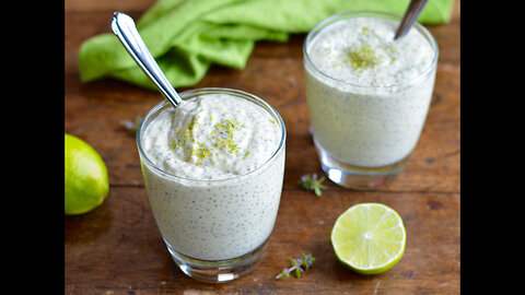 How To Make Lime Chia Pudding