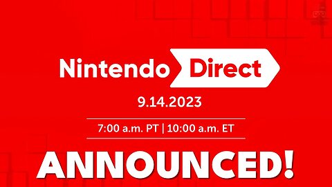 Nintendo Direct for September ANNOUNCED!