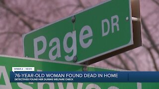 76-year-old woman found dead in home