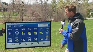 The first week of May looking quiet and cool