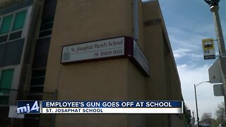 10-year-old bruised after gun goes off in school, employee arrested