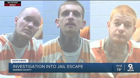 3 inmates back in custody after escaping Ohio jail