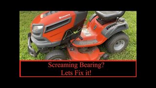 Husqvarna Riding Mower Loud Idler Pulley Repair