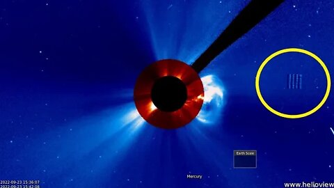 MAGNETIC FILAMENT ERUPTION, and strange space anomaly