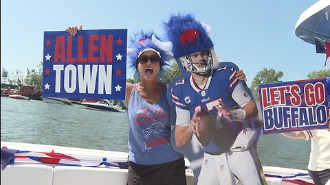 'The energy is so high,' Bills Mafia Boat Parade sets sail for a good cause