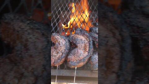 wagyu picanha over open fire 😎