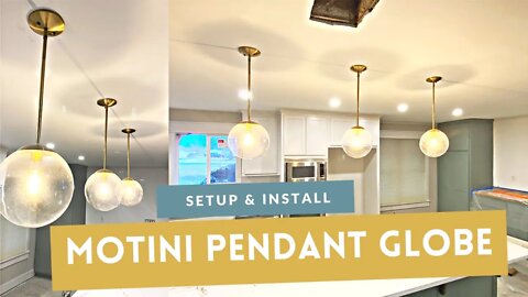 Motini Pendant Globe Installation | Amazon Pendant lights