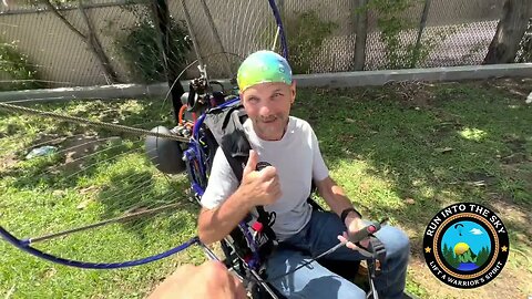 Run Into The Sky nonprofit donates a #paramotor , Trike, Wing and training