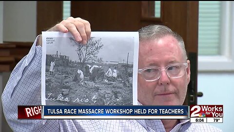 Teachers gather for workshop to learn how to teach 1921 Tulsa Race Massacre