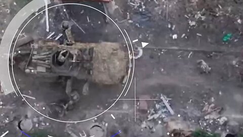 Footage of drone operators operating against the AFU on the outskirts of the city of Chasov Yar