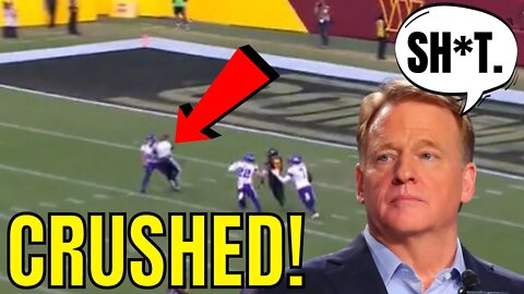 NFL Referee CRUSHES Vikings DB Allowing Curtis Samuel To Score TD For Commanders in VIRAL Video!
