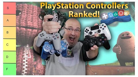 Ranking Sony PlayStation Controllers - Which is Best? Play Station To PS4!