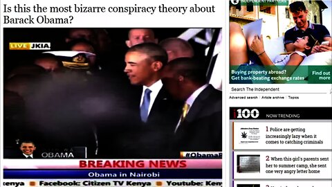 'Demon' Caught on Camera During Obama Visit?