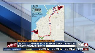 2019 road closures for the Edison Grand Parade/5K run