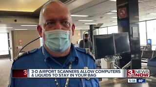 3D Airport Scanners at Eppley Allow Computers & Liquids to Stay in Your Bag