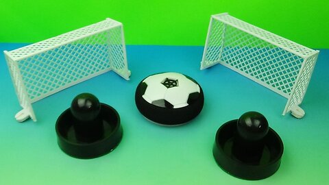 TABLE TOP INSTANT AIR SOCCER VIDEO REVIEW - FunkyJunkToys