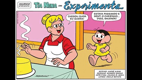 Tia Nena em-Experimenta | Gibis do Rapha 2