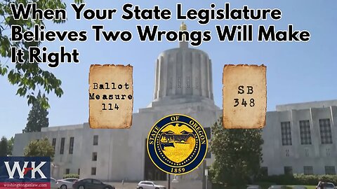 When Your State Legislature Believes Two Wrongs Make It Right