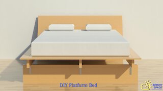DIY Flatform Bed | Build with 1x8, 1x12, 2x4, 2x6 and 2x12 Lumber