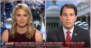 The Real Story - OANN Biden Court Packing with Scott Walker