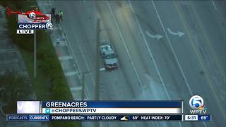 Pedestrian hit by vehicle near Greenacres