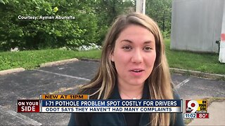 I-71 pothole problem spot causes costly problems for drivers