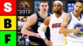 Ranking the Last 10 NBA Regular Season MVPs | NBA TierList