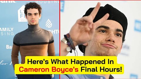 Here's What Happened In Cameron Boyce's Final Hours! #cameronboyce #news #usanewstoday #disney #usa