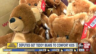 More than 600 teddy bears donated to sheriff's office so deputies can comfort children