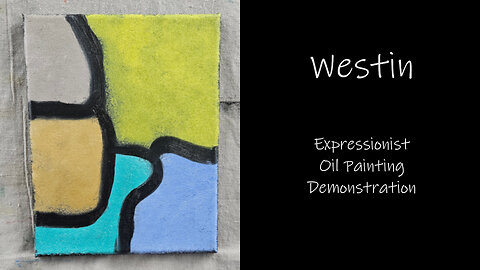 "Westin" Expressionist Oil Painting Demonstration #forsale