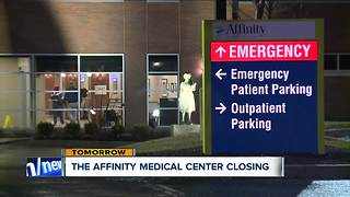 The Affinity Medical Center closing will add 30 minutes round trip for EMS workers