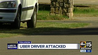 Uber driver attacked, throat slit by passenger in Tolleson