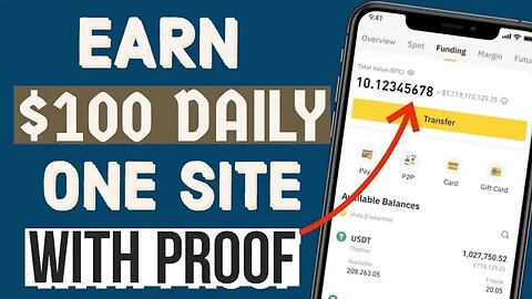 Earn $10 Usdt per day with the one site with proof (Earn usdt)