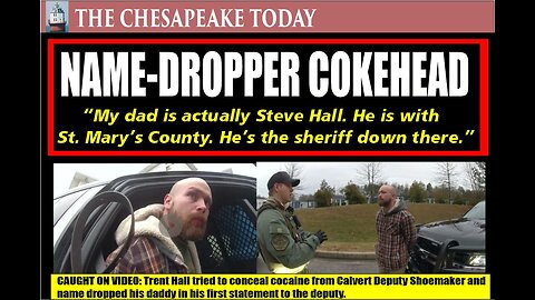 NAME-DROPPING Son of Sheriff Steve Hall