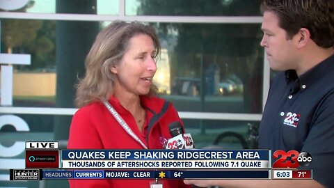 Counselors available at Red Cross shelter in Ridgecrest after major Ridgecrest earthquakes