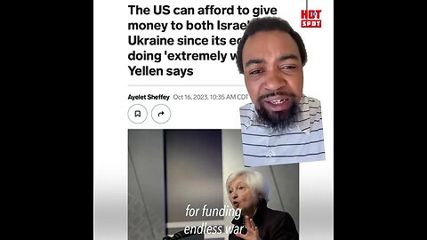 Janet Yellen Claims U.S. Can Fund Both Palestine and Ukraine War