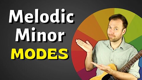 Modes of Melodic Minor Scale on Guitar & What Chords to Play Them Over