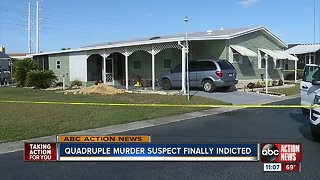 Murder suspect indicted