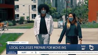 More San Diego colleges prepare for move-ins