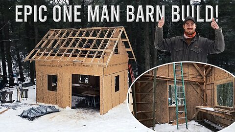 DIY Barn Building: How To Build a Cheap Barn with OSB Siding