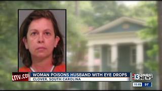 Woman allegedly kills husband with eye drops