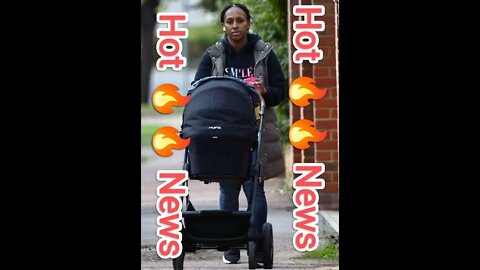 Alexandra Burke enjoys walk with baby after explaining why she's not sharing name or gender