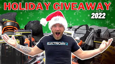 Holiday Tool Giveaway!!! Free Electrician Tools for Christmas 2022!!!