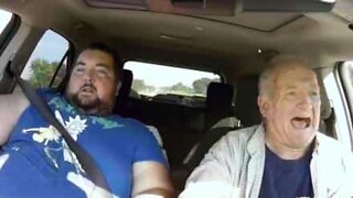 Senior falls asleep behind the wheel