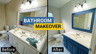 $200 Bathroom Makeover in 1 Day