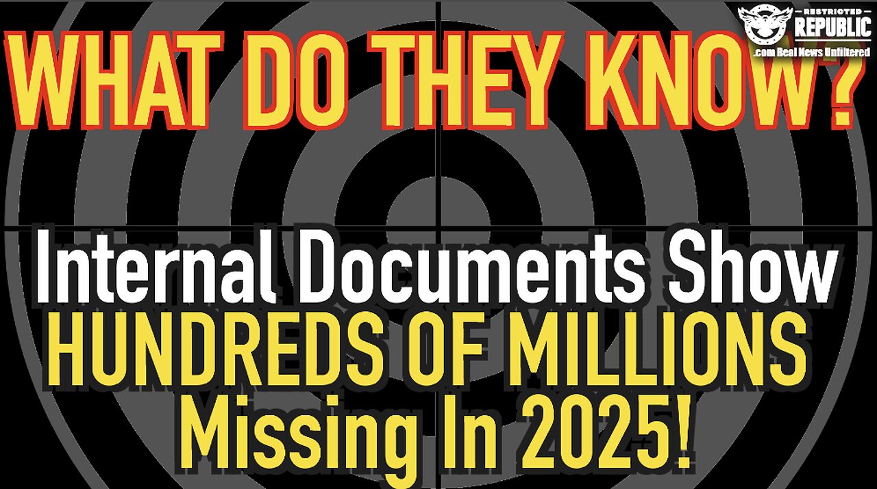 Internal Document Shows Hundreds Of Millions Of People Go Missing In