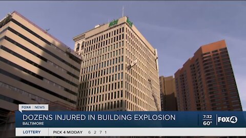 Dozens injured in Baltimore building exposion